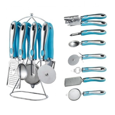 Conjunto de accesorios de cocina de manija TPR para cocina de espacio de habitación en la cocina en el hogar