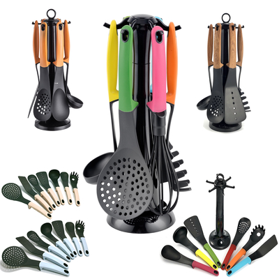 7 PCS Creative Kitchenware Set Herramientas de cocina Accesorios de cocina con logotipo de impresión de seda