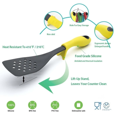 ISO9001 / BSCI certificado TPR mango Silicona utensilios de cocina Accesorios de cocina Conjunto de herramientas