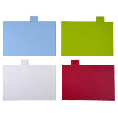Transforma tu cocina con nuestro juego de tablas de corte de 4 colores tamaño 30x20cm