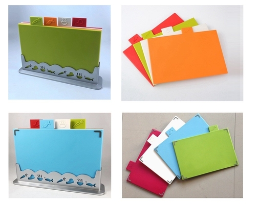 Transforma tu cocina con nuestro juego de tablas de corte de 4 colores tamaño 30x20cm