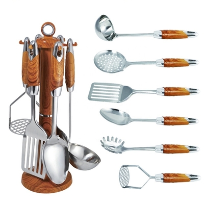 FOB PORT Ningbo Set de comedor sostenible Accesorios de cocina con herramientas de acero inoxidable