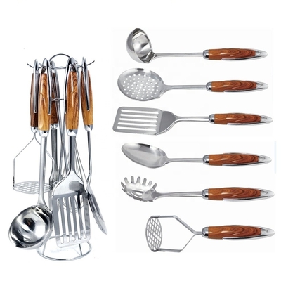 FOB PORT Ningbo Set de comedor sostenible Accesorios de cocina con herramientas de acero inoxidable
