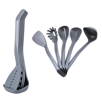 Conjunto de utensilios de cocina de anidación compacto de 5 piezas Herramientas de cocina SS para cocinar sin problemas