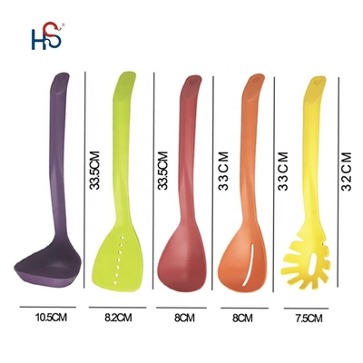Conjunto de utensilios de cocina de anidación compacto de 5 piezas Herramientas de cocina SS para cocinar sin problemas