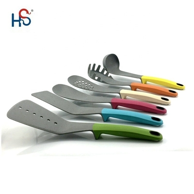Baby Holiday Pink utensilios de cocina conjunto Herramientas de cocina TPR PP mango utensilios de cocina únicos