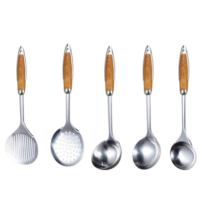 Conjunto de utensilios de cocina de acero inoxidable para herramientas y accesorios de cocina certificado ISO9001