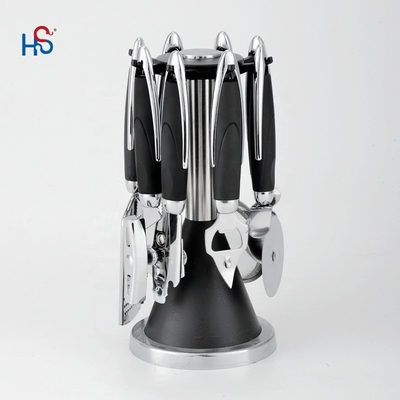 Acero inoxidable 430 manija ABS Diseño clásico para aparatos de cocina fríos y conjuntos de utensilios de cocina