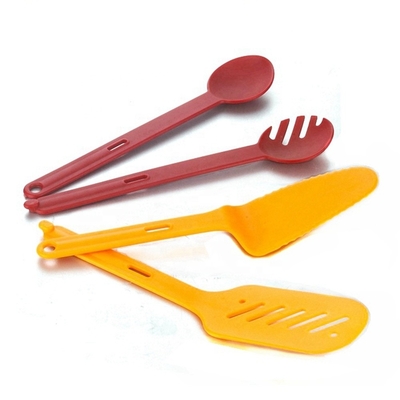 Cabeza de utensilios de nylon elevados Ayudante de cocina pequeño para cocinar multifuncional Naranja