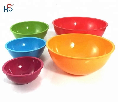 Cuencas de cocina de plástico de PP perfectas para saladas y picnics