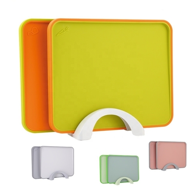 Home Cocina Colorado Set de tablero de corte codificado Indicado con FOB Puerto Ningbo