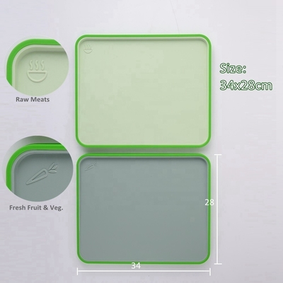 Home Cocina Colorado Set de tablero de corte codificado Indicado con FOB Puerto Ningbo