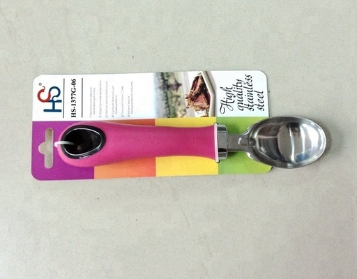 Set de utensilios de acero inoxidable de 7 piezas con mango de TPR última colección de gadgets de cocina