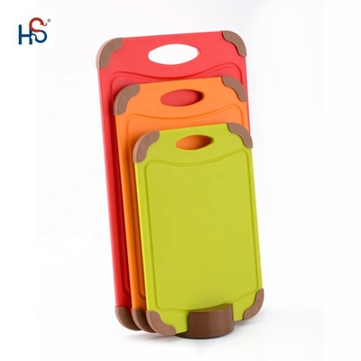 Tabla de cortar de colores de PP Tabla de cortar para cualquier cocina
