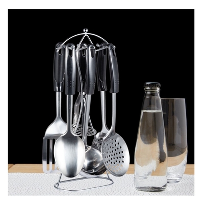 utensilios de cocina de acero inoxidable conjunto herramientas de cocina antiadherentes para cualquier cocina de colores