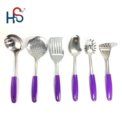 utensilios de cocina de acero inoxidable conjunto herramientas de cocina antiadherentes para cualquier cocina de colores