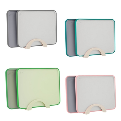 Bloques de corte de PP de colores personalizados con tablero de corte de plástico con índice de bandeja