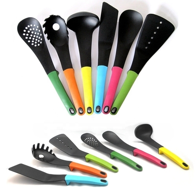 Dispositivos de cocina Conjunto de nailon Camping utensilios de cocina hogar Resistencia al calor 210 utensilios