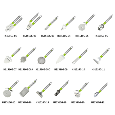 Logotipo personalizado Logotipo aceptable Las herramientas de cocina más populares en acero inoxidable