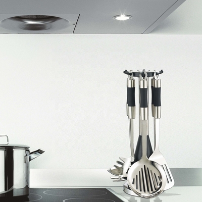 Ingredientes de cocina de acero inoxidable de cocina con impresión de seda o logotipo grabado