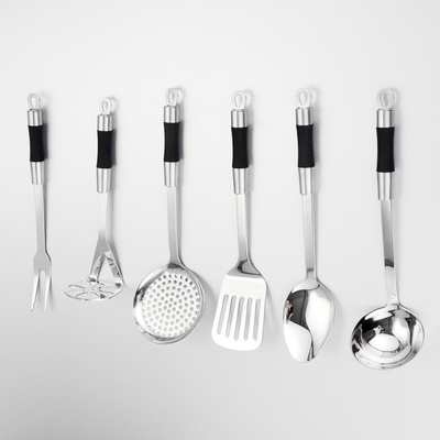 Ingredientes de cocina de acero inoxidable de cocina con impresión de seda o logotipo grabado