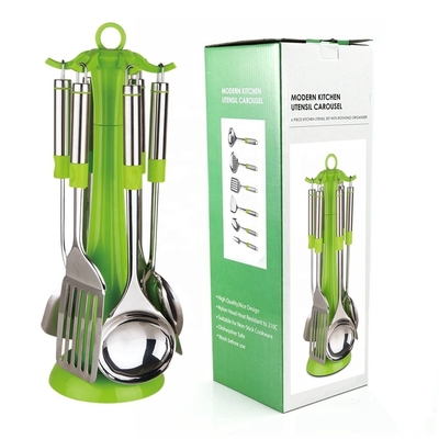Dispositivos de cocina utensilios conjuntos de acero inoxidable accesorios de cocina para cualquier mercado de color