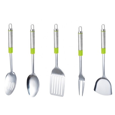 Dispositivos de cocina utensilios conjuntos de acero inoxidable accesorios de cocina para cualquier mercado de color