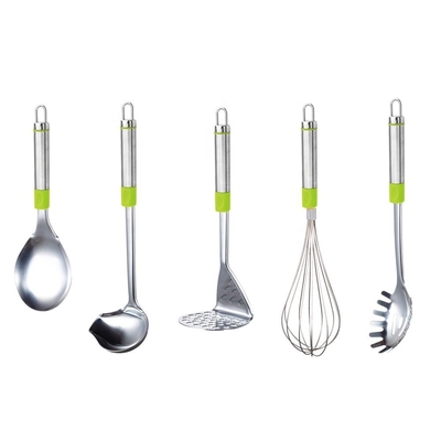 Dispositivos de cocina utensilios conjuntos de acero inoxidable accesorios de cocina para cualquier mercado de color