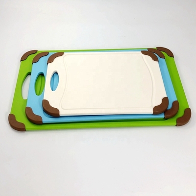 Casa cocina cocina de plástico tipo PP tablero de corte de corte multipropósito para acampar