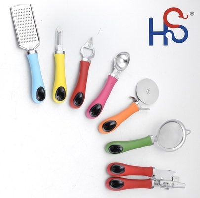Accesorios de cocina certificados ISO9001 Conjunto de utensilios de cocina y utensilios de cocina de acero inoxidable