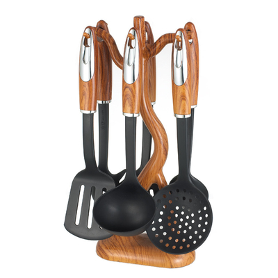 Conjunto de utensilios de cocina de nylon resistente al calor Kit de herramientas de cocina no adhesivo utensilios de cocina cuchara Turner accesorios