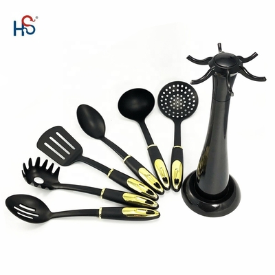 Conjunto de utensilios de cocina de nylon resistente al calor Kit de herramientas de cocina no adhesivo utensilios de cocina cuchara Turner accesorios