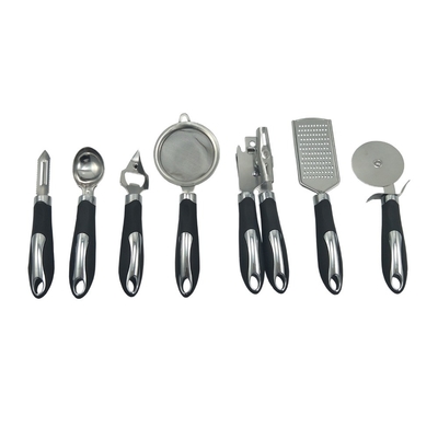 Conjunto de dispositivos de cocina de color mármol para herramientas de cocina de grado alimenticio