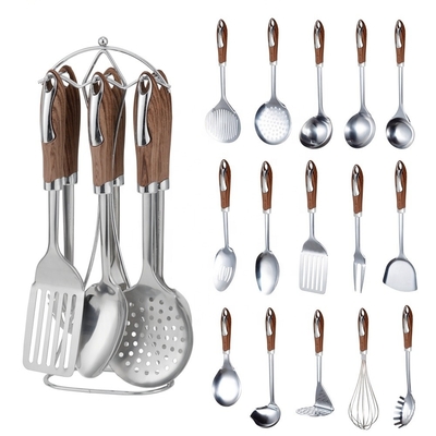 Conjunto de dispositivos de cocina de color mármol para herramientas de cocina de grado alimenticio
