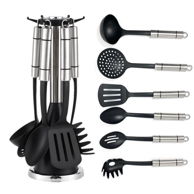 Utiliarios directos para el hogar y la cocina Cucharón de nylon Skimmer Turner Cucharas para artículos del hogar