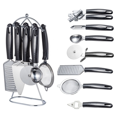 Herramientas de barbacoa duraderas Conjunto de utensilios de cocina de alta temperatura de 210 grados