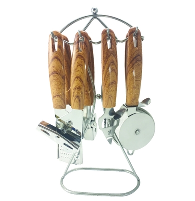 Herramientas de barbacoa duraderas Conjunto de utensilios de cocina de alta temperatura de 210 grados