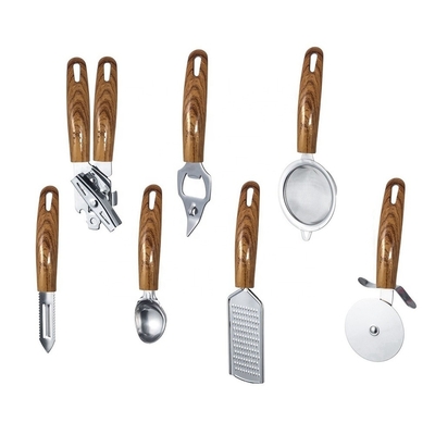 Herramientas de barbacoa duraderas Conjunto de utensilios de cocina de alta temperatura de 210 grados