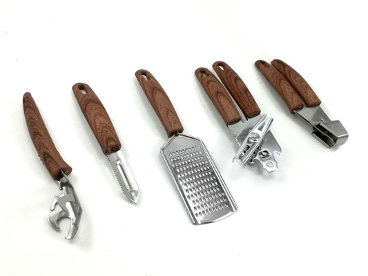 Herramientas de barbacoa duraderas Conjunto de utensilios de cocina de alta temperatura de 210 grados