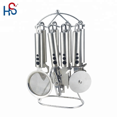 Material de mano utensilios de cocina de acero inoxidable aparatos para cocina doméstica cómoda