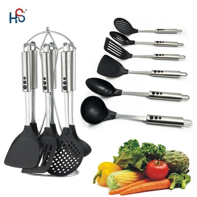 Material de mano utensilios de cocina de acero inoxidable aparatos para cocina doméstica cómoda