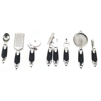 Accesorios de cocina ecológicos de plástico duradero de 7 piezas para cocinar funcionalmente