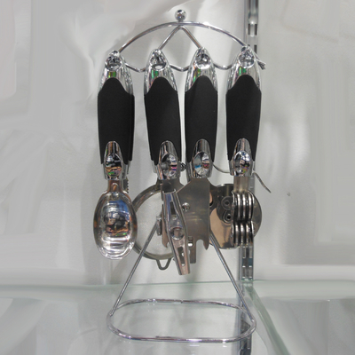Accesorios de cocina ecológicos de plástico duradero de 7 piezas para cocinar funcionalmente