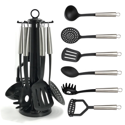 Accesorios para la cocina y el hogar Conjunto de utensilios de acero inoxidable para cocinar polivalente