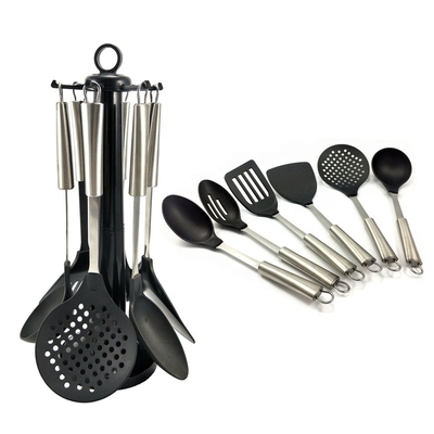 Accesorios para la cocina y el hogar Conjunto de utensilios de acero inoxidable para cocinar polivalente