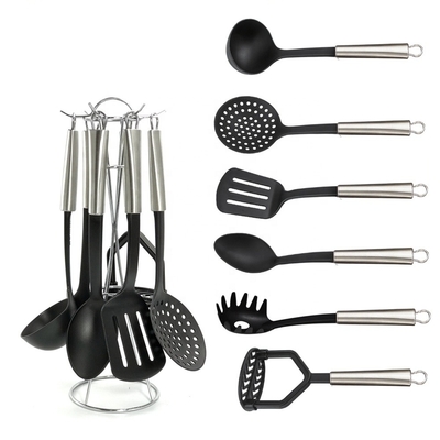 Accesorios para la cocina y el hogar Conjunto de utensilios de acero inoxidable para cocinar polivalente