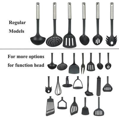 Artículos de mesa y utensilios de cocina con logotipo de impresión de seda y maquinadora de cuchara de nylon