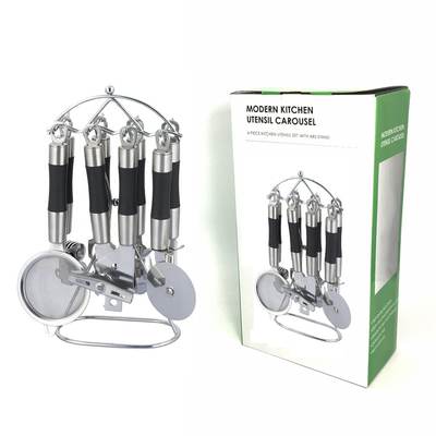 Logotipo de impresión de seda 7 piezas Herramientas de cocina Gadgets para cocinar conveniente y con estilo
