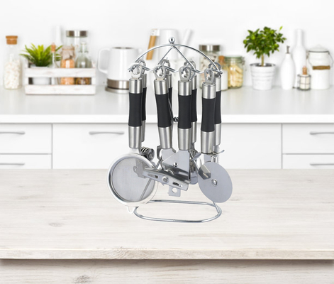 Logotipo de impresión de seda 7 piezas Herramientas de cocina Gadgets para cocinar conveniente y con estilo