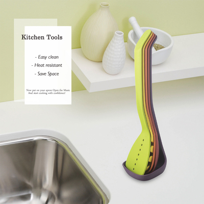 Accesorios de cocina y jardín utensilios de cocina antiadherentes de material de nylon
